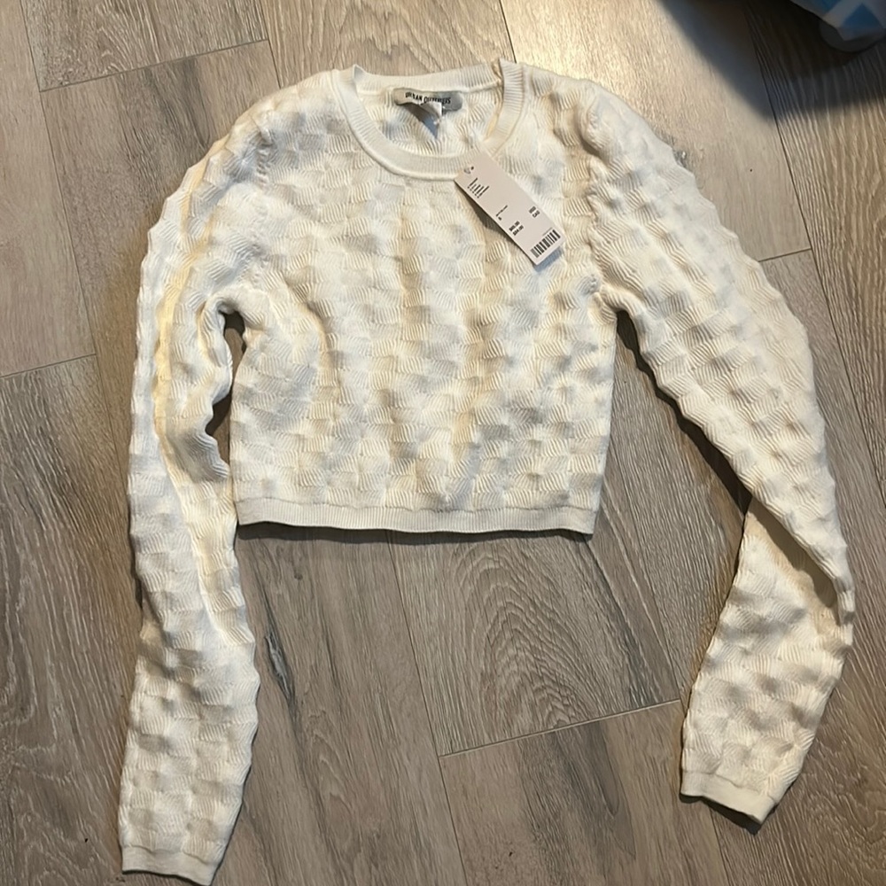 Small white sweater
